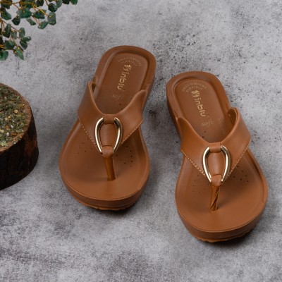 Inblu Women Slippers(Tan 5)