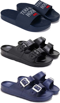 Pennen Men Slides(Blue , 9)