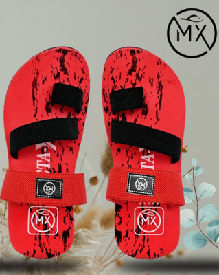 metaflex Men Slippers(Red , 9)
