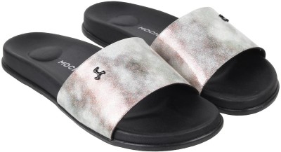 MOCHI Women Slides(Black , 3)