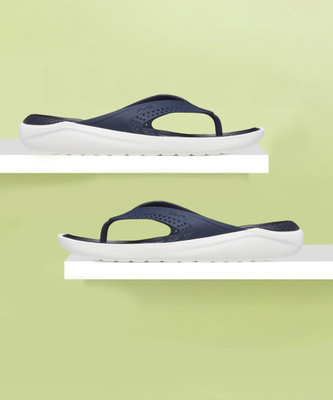 CROCS Women LiteRide Flip Flops(Navy , 4 UK/India)