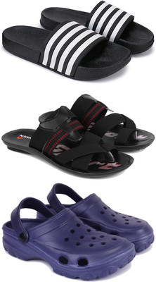 Pennen Men Flip Flops(Blue , 7)