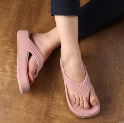 TWO SOFT Women Women's Ortho Slippers Stylish|Comfort Orthopedic for Pain Relief Slippers(Pink , 8)