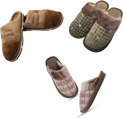 Mahi Enterprises Men Flip Flops(Brown, Brown, Brown , 8)