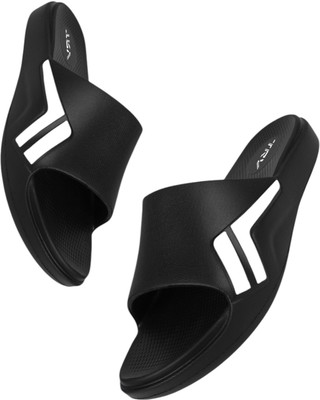 TRV Men Slides(Black , 10)