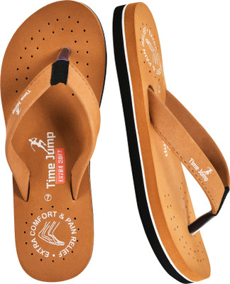 Time Jump Women Slippers(Tan , 8)
