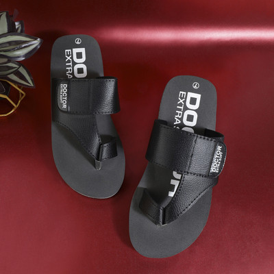 DOCTOR EXTRA SOFT Men Men's House Slipper Ortho Care Orthopaedic Diabetic Comfortable Flip-Flop Slides Slippers(Grey , 12)