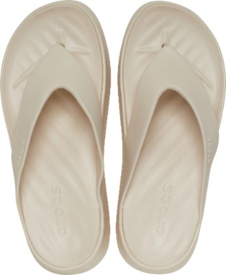 CROCS Women Women's Getaway Platform Flip Flops(Beige , 5 UK/India)