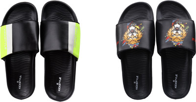 KICKSTYLE Men Slides(Multicolor , 9)