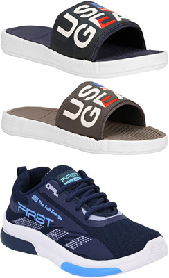 Genial Men Slides(Multicolor , 7)