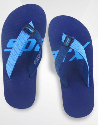 Sparx Men Flip Flops(Navy, Blue , 6)