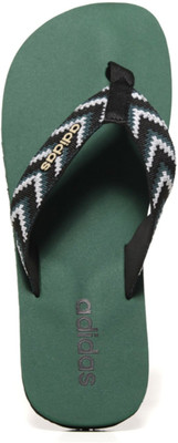 ADIDAS Men Slides(Black, Green , 12)