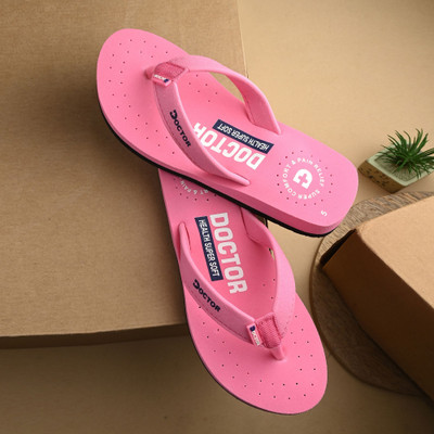 Footup Women Newly launch Premium Diabetic Ortho Comfortable Lightweight Pregnancy Antiskid Slippers(Pink , 7)