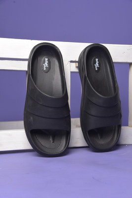 action Men Slides(Black , 8)