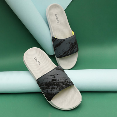 Chupps Men Roadster GREY Women's Comfortable Slides & Flip Flop Slides(Grey , 8)