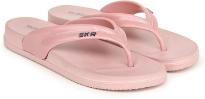 Skyultra Women Flip Flops(Pink , 8)