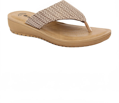 Inblu Women Slippers(Beige , 4)