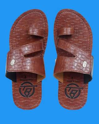 THE BABA Men Slides(Brown , 6)