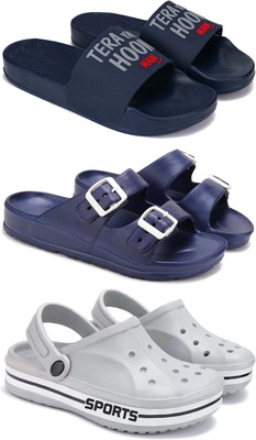 Pennen Men Slides(Grey , 9)