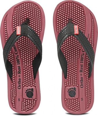 Ortho + Rest Women Women Orthopedic Doctor Soft Slipper | Pregnancy Non-Slip | Diabetic | Daily Use Slippers(Pink , 7)