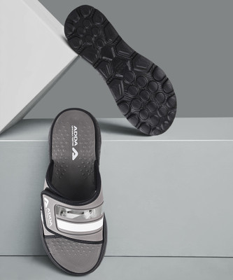Adda Men Slides(Grey, Grey , 10)