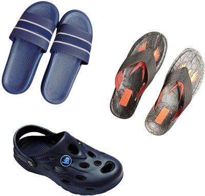 BLIBBERS Men Slippers(Multicolor , 6)