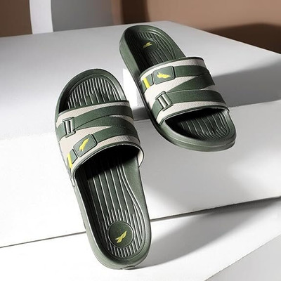 FLITE Men Slides(Olive , 8)