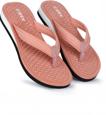 CIBEK Women Doctor step with Cibek comfortable extra soft daily wear women slipper Flip Flops(Pink , 8)