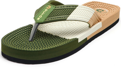 DOCTOR HEALTH Men Men Newlylaunch Comfortable Orthopaedic Diabetic Lightweight Antiskid Flip Flops Slippers(Olive , 8)