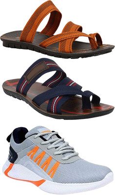 Orvax Men Slippers(Multicolor , 9)