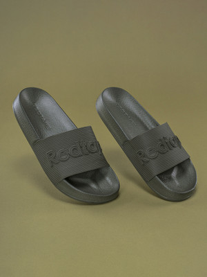 RED TAPE Men Slides(Olive, Multicolor , 8)