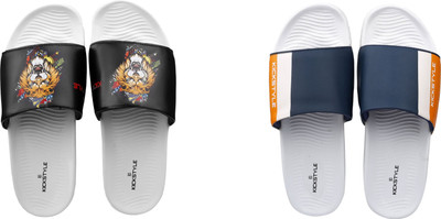 KICKSTYLE Men Slides(Multicolor , 11)