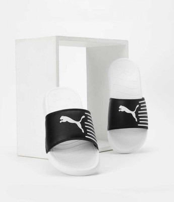 PUMA Men Slides(White , 9)