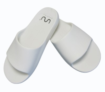 Doubleu Women Men Milano Slide WHITE Slider Slides(White , 10)