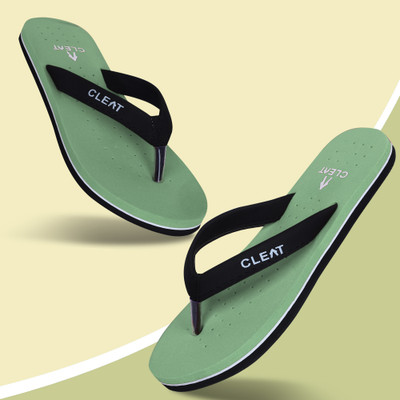 getCLEAT Women Slippers(Green , 5)