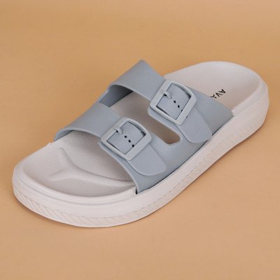 AVANT Men Slides(Grey , 7)