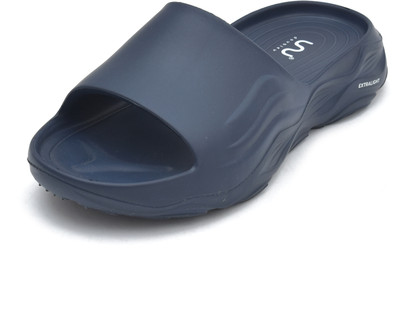 Doubleu Men Slides(Navy , 7)