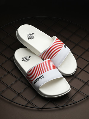 Roadster Men Slides(White , 10)
