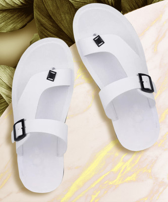 Trendmode Men Slippers(White , 6)