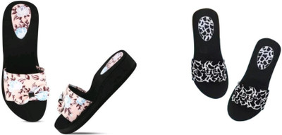 BOOMBEAUTY Women Slides(Multicolor , 3)