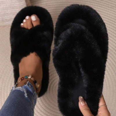 Sale YUG Women Flip Flops(Black , 3)