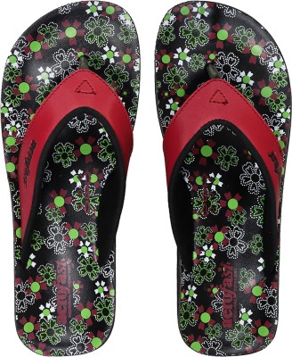 AeroFast Women Slippers(Red , 6)