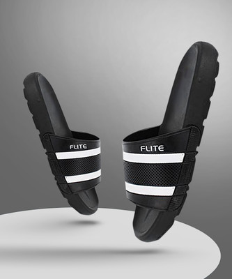FLITE Men Slides(Black , 6)