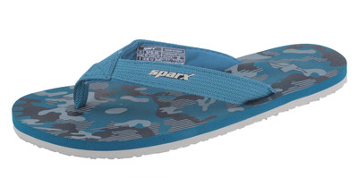 Sparx Men Flip Flops(Blue , 7)