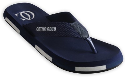 ORTHO CLUB Men Flip Flops(Blue 9)