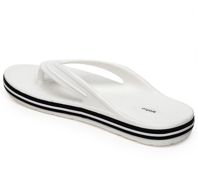 yoho Men Slippers(White , 7)