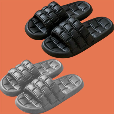 Dee Rook Men Slides(Black, Grey , 7)