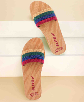 FLITE Women Slides(Multicolor , 7)