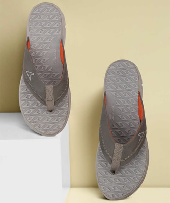 POWER Men Flip Flops(Grey , 7)