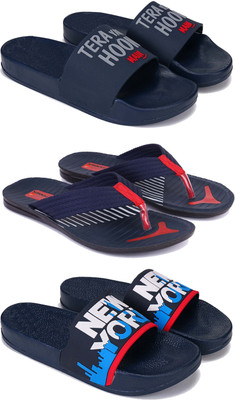 Pennen Men Slippers(Blue , 7)